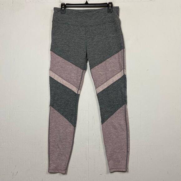 Tangerine Pants - Tangerine Women's Gray Pink Athleisure Yoga Activewear Ankle Leggings Size Large
